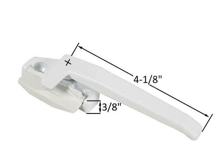 Wedgeless Casement and Awning Window 3/4" Projection Cam Handle With 1-1/4" Mounting Holes