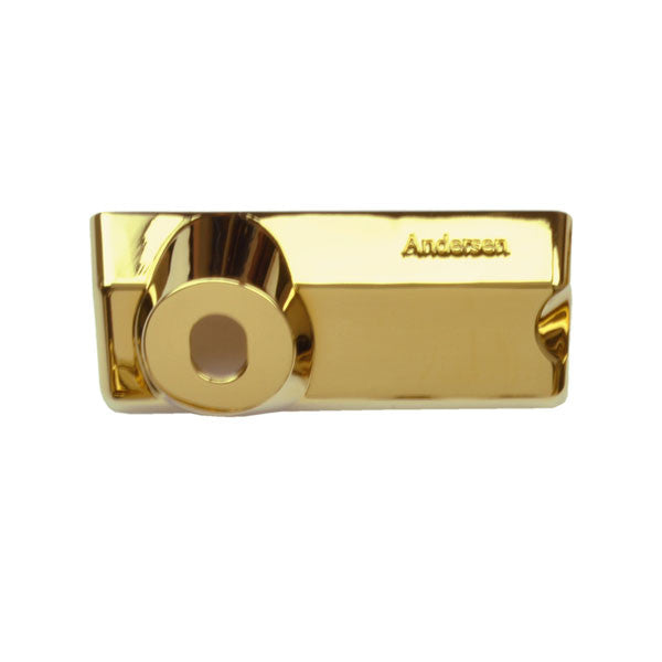 400 Series Casement and Awning Operator Cover 9016743 Contemporary Folding Operator Cover - Bright Brass (2007 to Present)