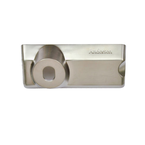 400 Series Casement and Awning Operator Cover 9016744 Contemporary Folding Operator Cover - Satin Nickel (2007 to Present)