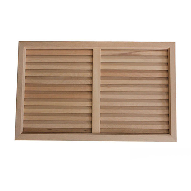 20 x 12 Wood Louver Insert for 1-3/4" Thick Door