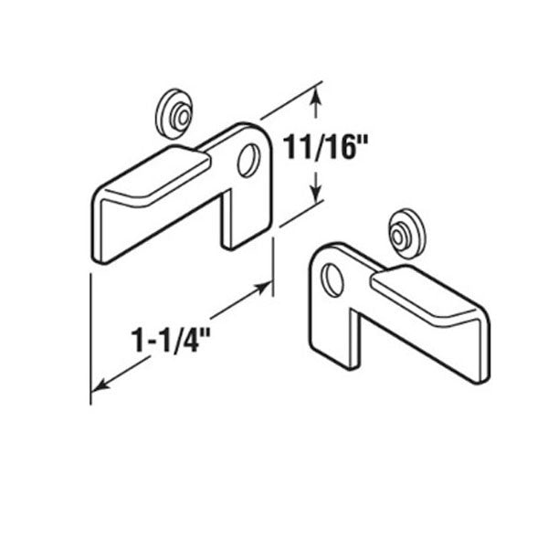 Knife Latches, Pair Left & Right Hand with Bushing, 20 Pack - Aluminum