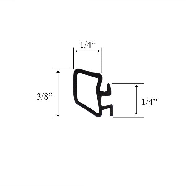 Thermoseal "T" Insert / Seal for Panic Saddle Thresholds