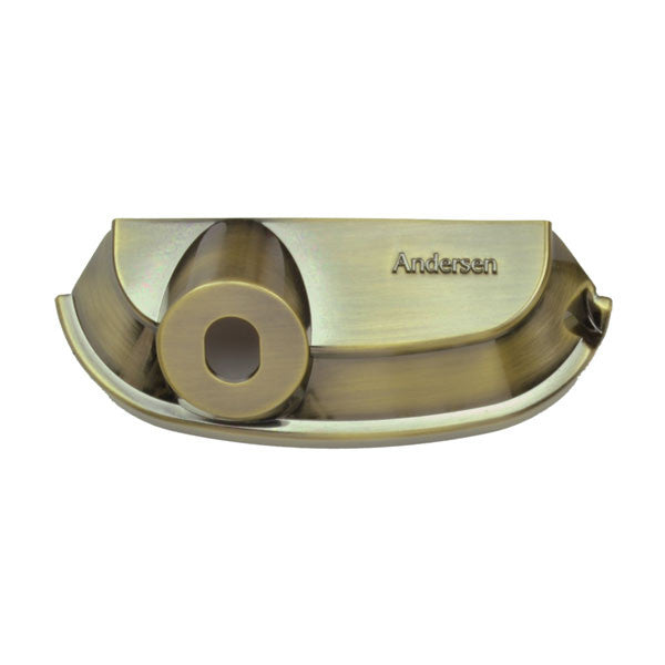 A-Series Casement and Awning Operator Cover 9016081 Traditional Operator Cover - Antique Brass