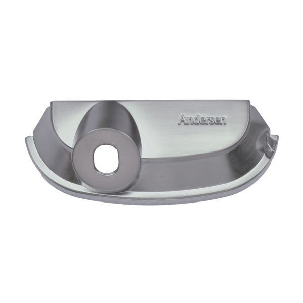A-Series Casement and Awning Operator Cover 9016082 Traditional Operator Cover - Brushed Chrome