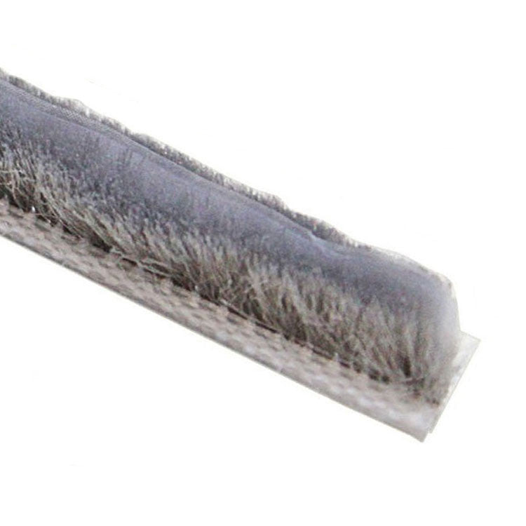 Pile Weatherstrip with Fin Seal, Gray - WTP270330F-G